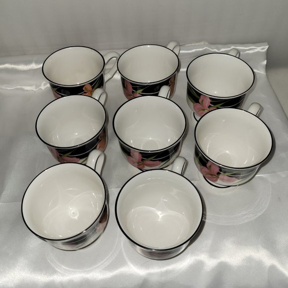 Sango Allure - Set of 8 Footed Coffee Cups - Excellent Condition - Picture 11 of 11